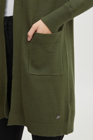 Oxmo Knit Cardigan in Green