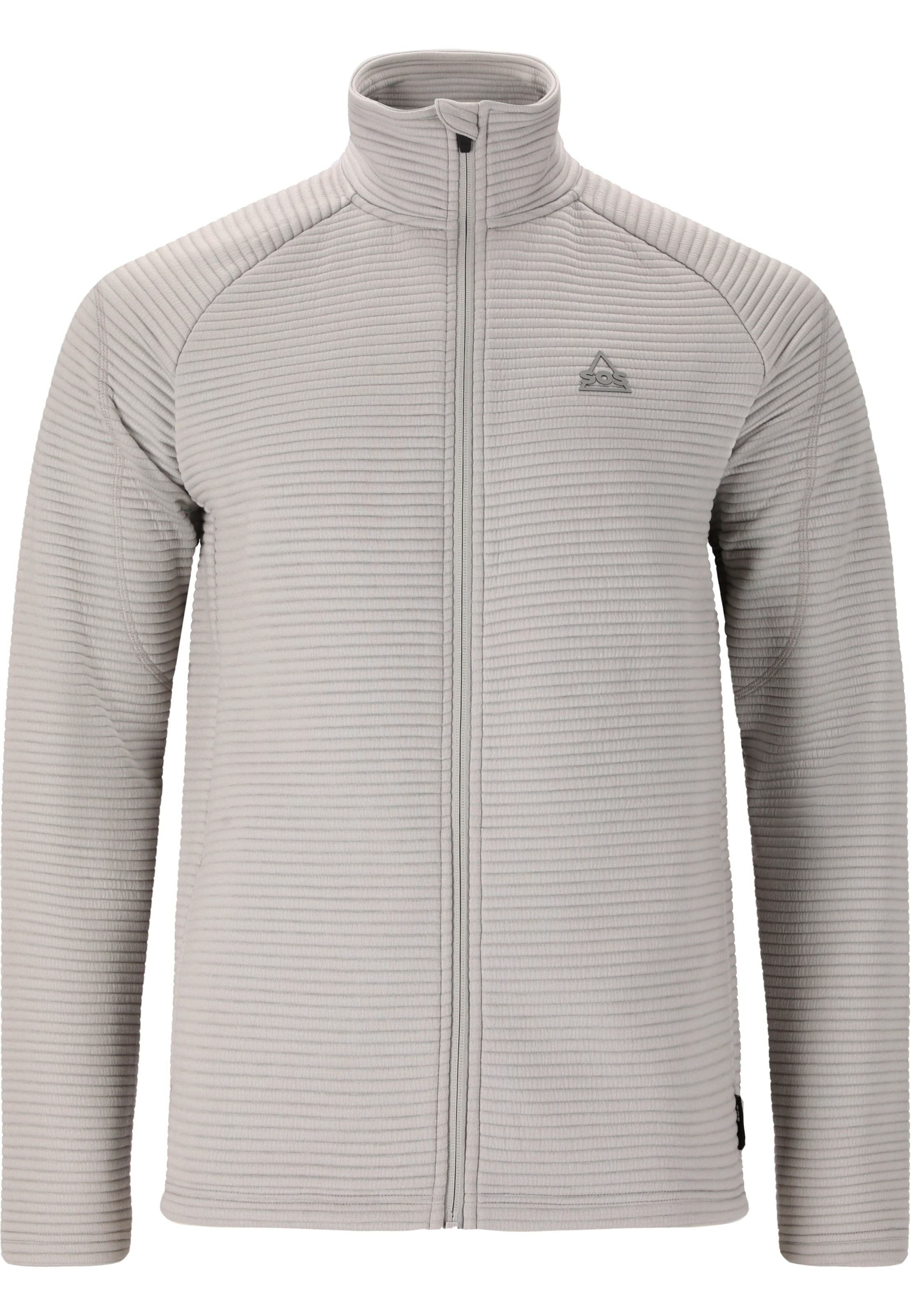 SOS Sportsweatvest 'Muju' in de kleur Lichtgrijs, Productweergave