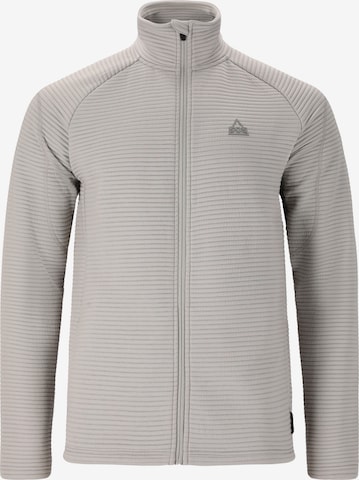 SOS Sports sweat jacket 'Muju' in Grey: front