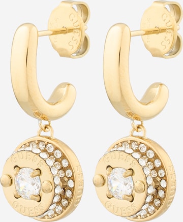 GUESSNaušnice - zlatna boja: prednji dio
