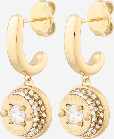 GUESS Náušnice - zlatá / průhledná, Produkt