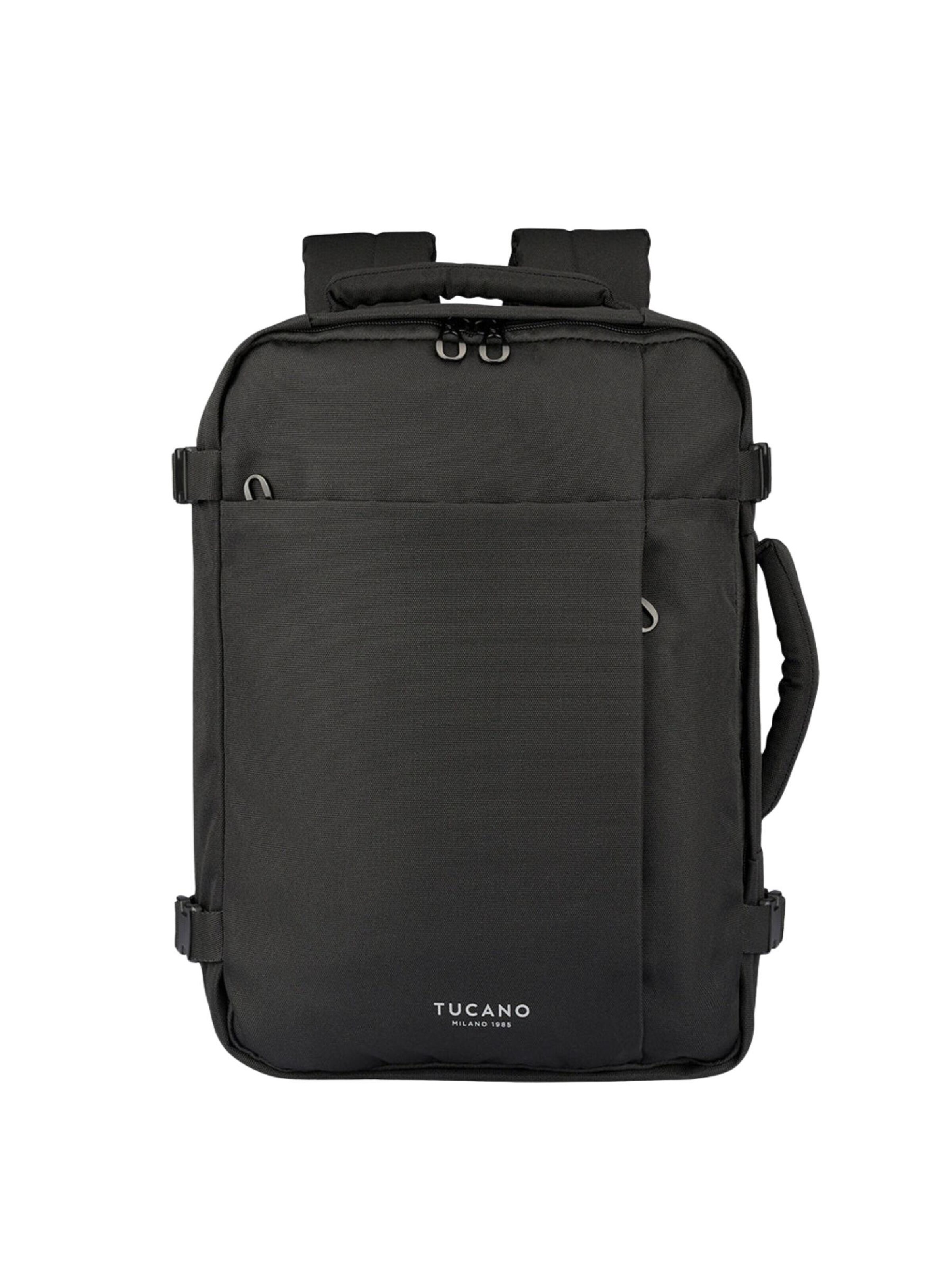 TUCANO Rucksack 'TUGO' M CABIN'‌‌‌‌‌‌‌ in Schwarz: Vorderseite