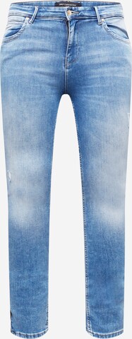 ONLY Carmakoma - Skinny Calças de ganga 'Karla' em azul: frente