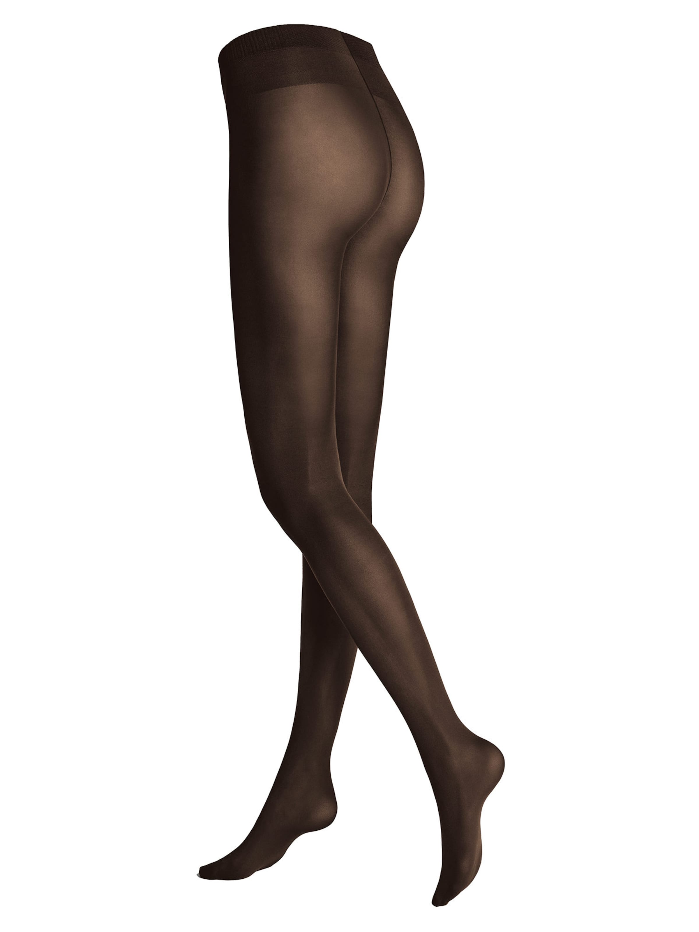 Hudson Strumpfhose 'Micro' in Braun: Vorderseite