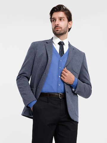 Ombre Regular Fit Sakko‌‌‌‌‌‌‌ in Blau