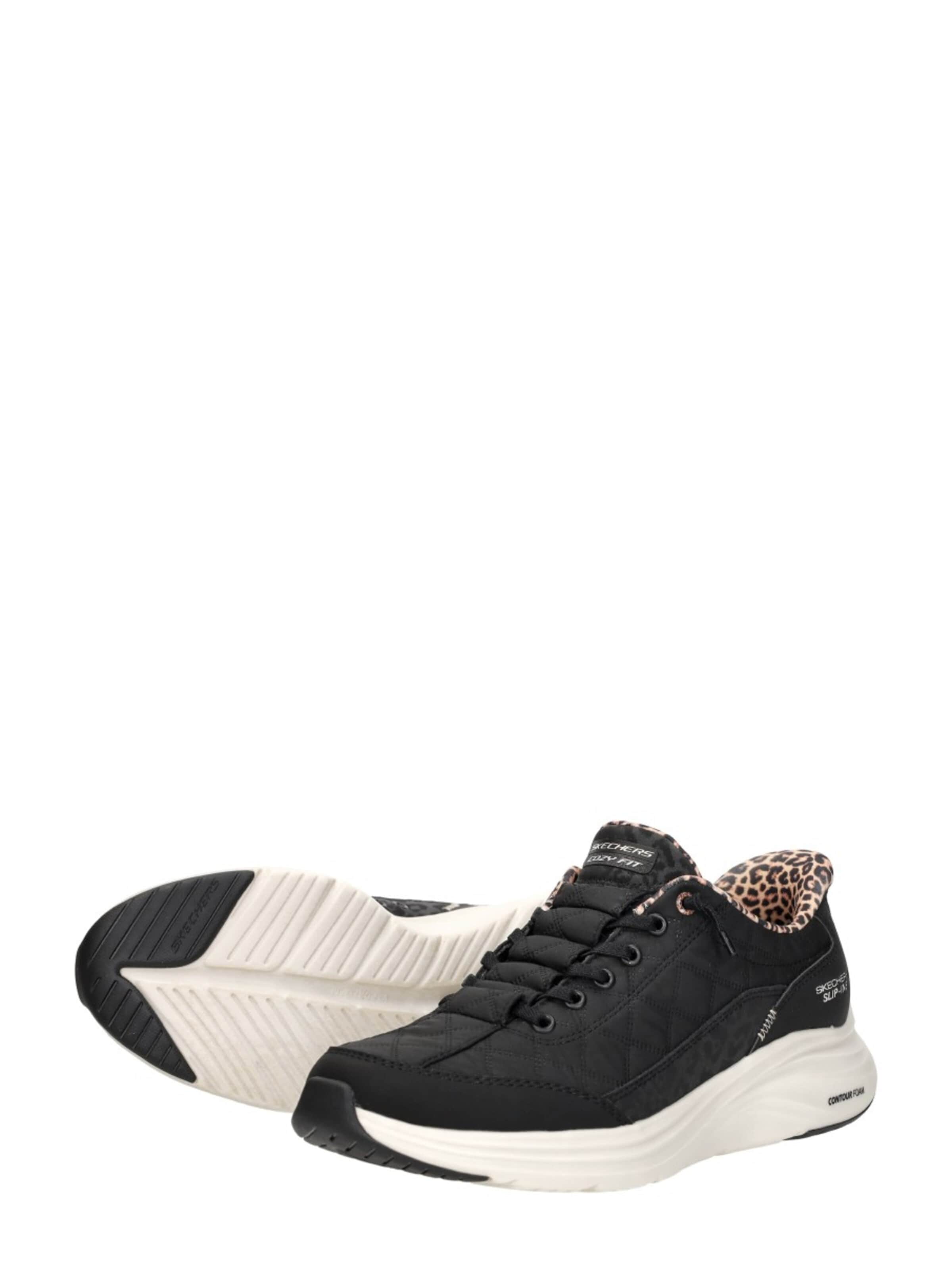 SKECHERS Platform trainers 'Slip-Ins: Contour Foam' in Black