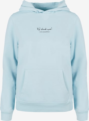 Merchcode Sweatshirt in Blau: predná strana