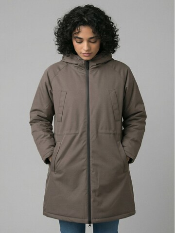 Derbe Winter Coat 'Deutholm' in Brown: front