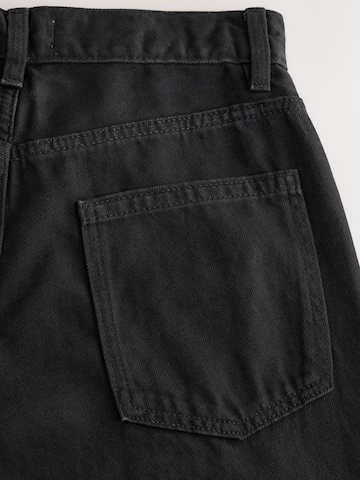 Wide leg Jeans de la Next pe negru