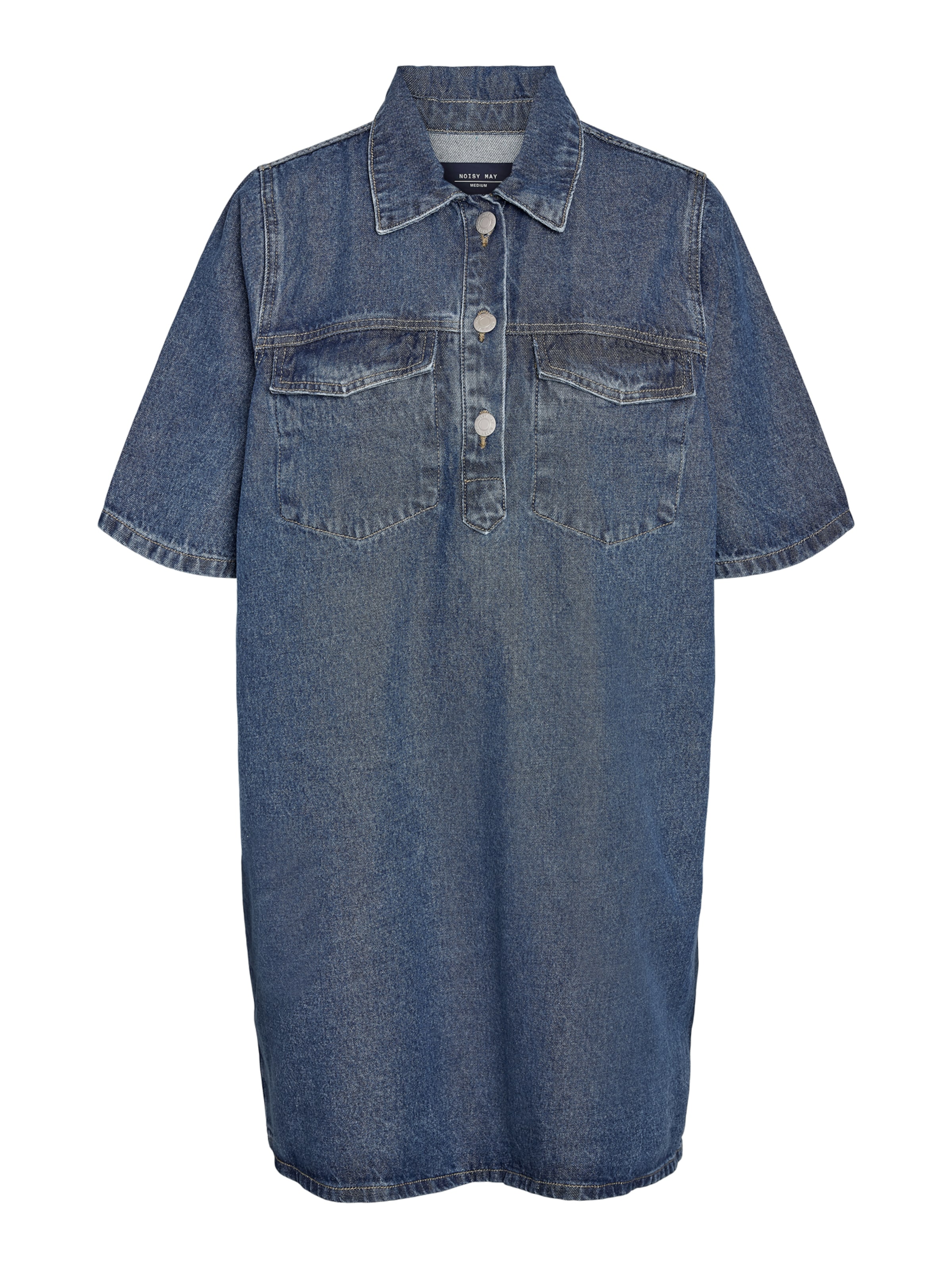 Noisy may Blousejurk 'NMINDIE' in Blauw: voorkant