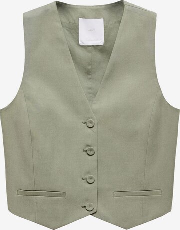 MANGO Gilet 'Alicante' in Groen: voorkant