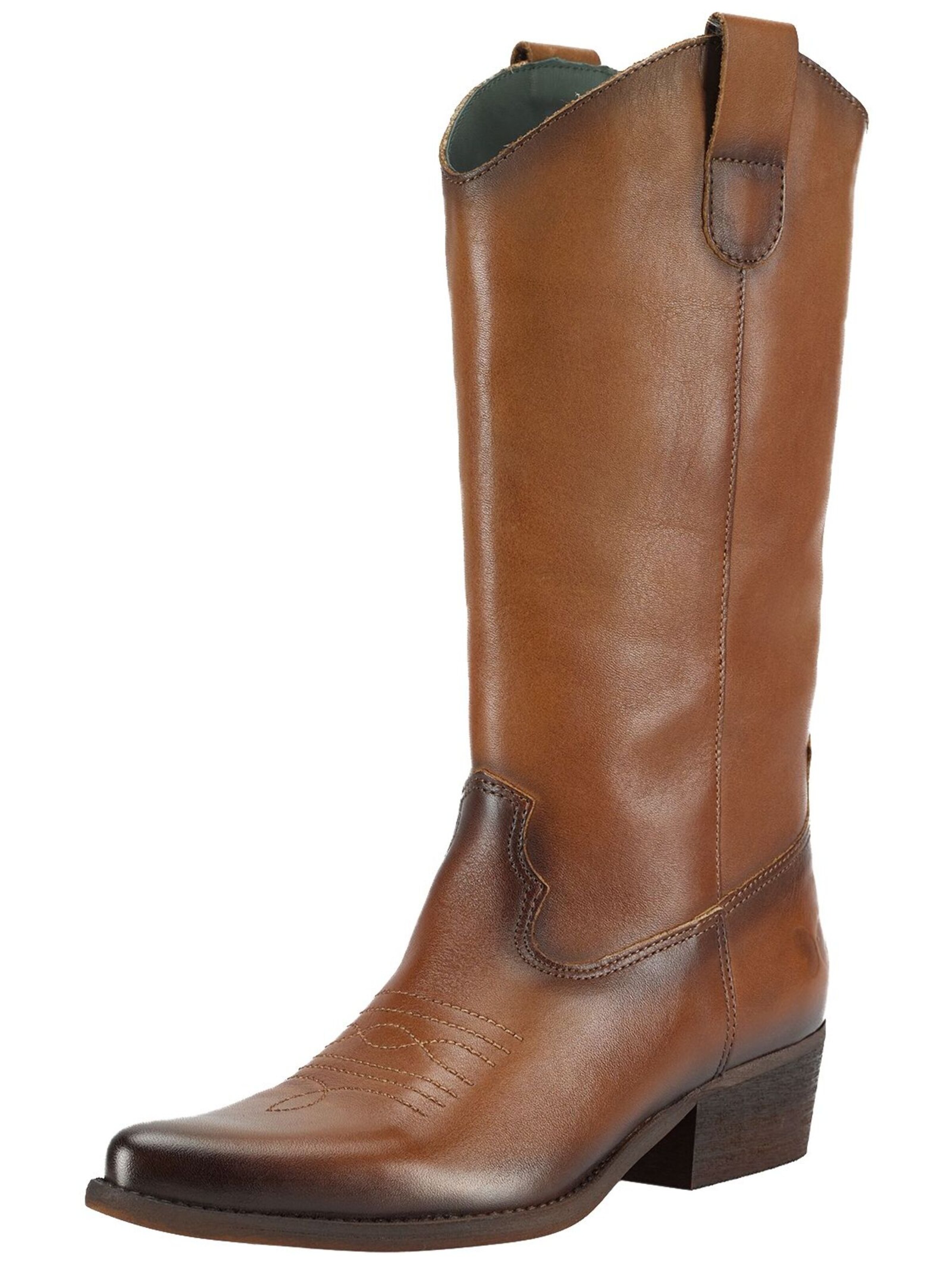 FELMINI Cowboy Boots 'West' in 36 in Cognac, Item view