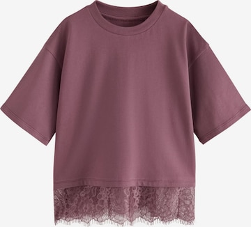 Next T-Shirt in Lila: Vorderseite