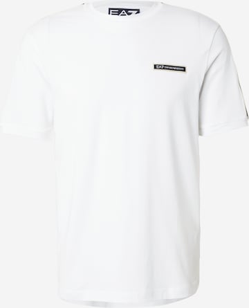 EA7 Emporio Armani Тениска в бяло: отпред