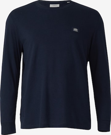 T-Shirt s.Oliver en bleu : devant