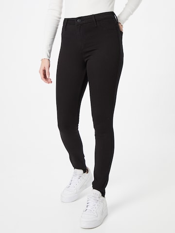 HOLLISTER Skinny Jeans in Black: front