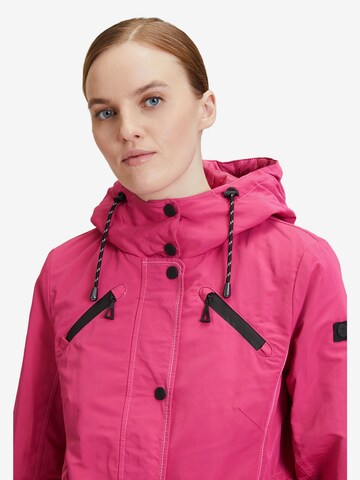 Amber & June Sommerjacke mit Kapuze in Pink