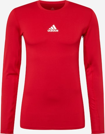 ADIDAS SPORTSWEAR Funkcionalna majica 'Compression' | rdeča barva: sprednja stran