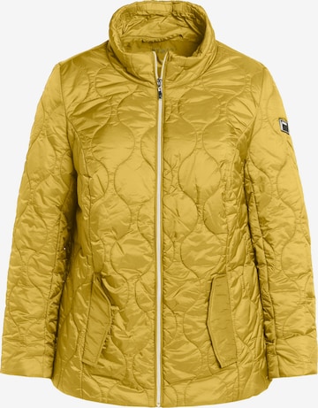 Ulla Popken Between-Season Jacket in Yellow: front
