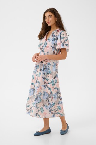 CULTURE - Vestido 'Lotus' em mistura de cores