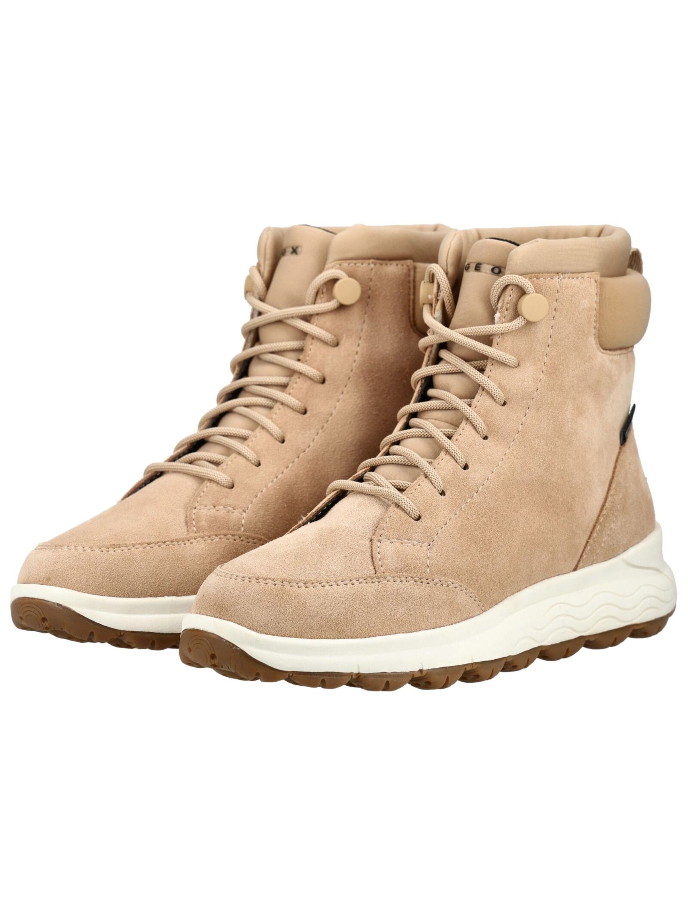 Stivaletto stringato di GEOX in beige: frontale
