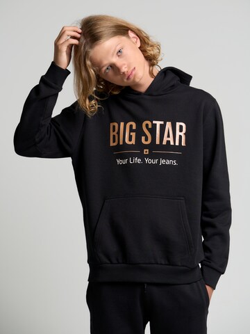 BIG STAR Sweatshirt in Schwarz