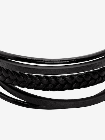 Bracelet 'Joris' Heideman en noir