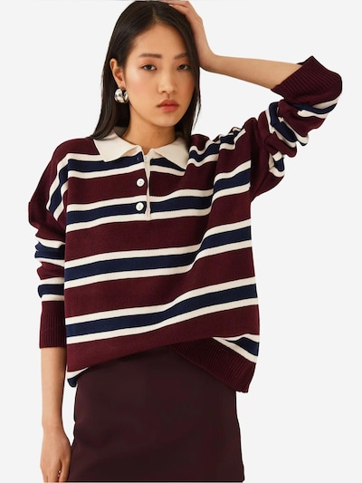 Bianco Lucci Pull-over 'Pullover' en S-M en mélange de couleurs, Vue avec produit