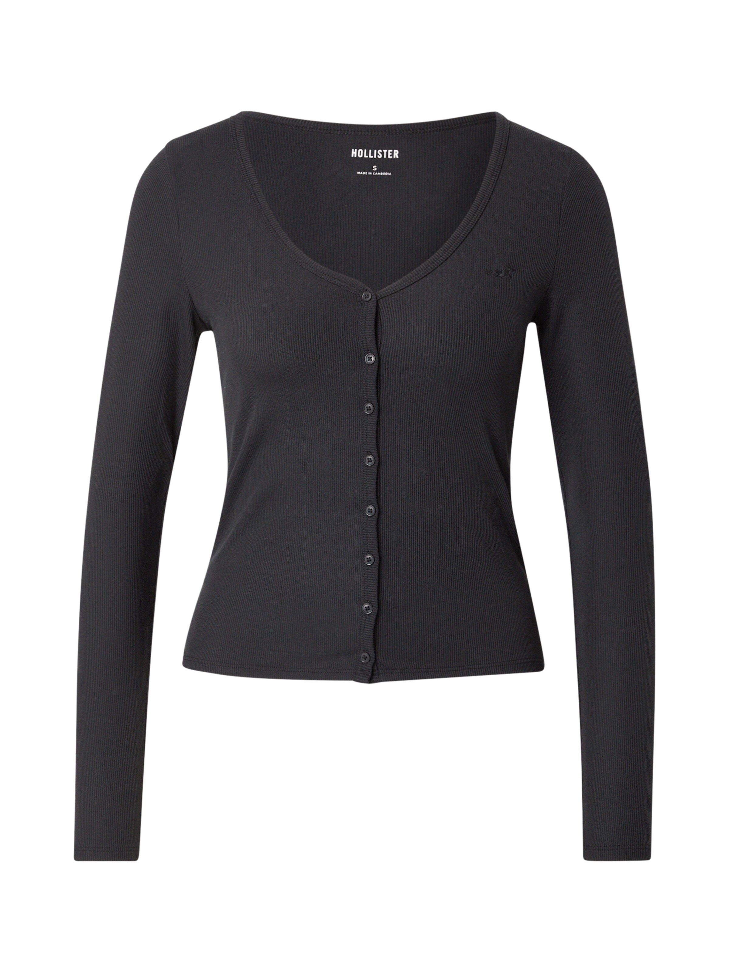 hollister black cardigan Factory Sale HOLLISTER Knit Cardigan in Black ABOUT YOU