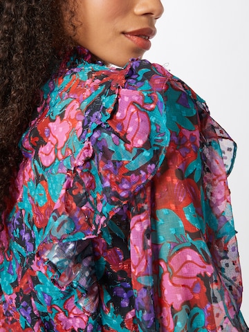 Warehouse Blus 'Dobby' i rosa