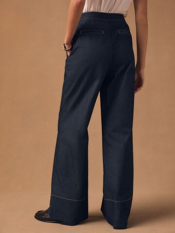 Next Wide Leg Jeans in Blau