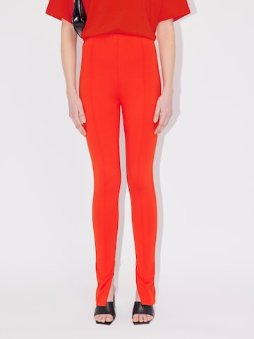 LeGer by Lena Gercke Skinny Fit Клин 'Darleen Tall' в червено: отпред