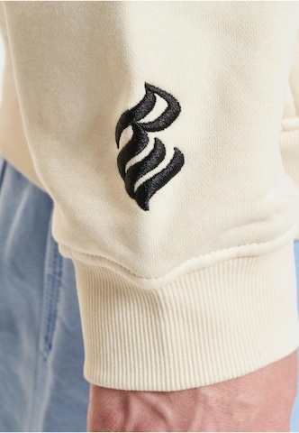 ROCAWEAR Sweatshirt 'Howard' in Weiß