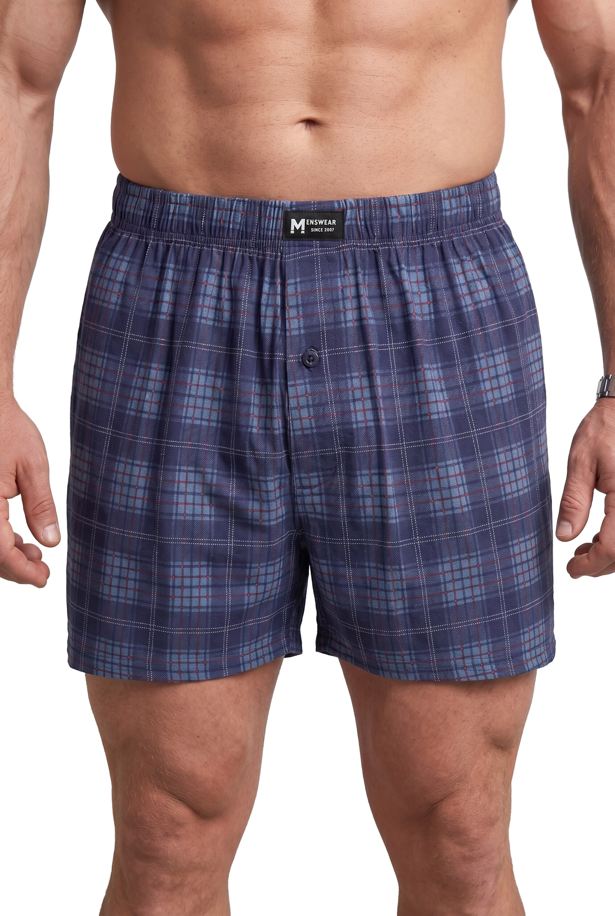 Men Plus Boxer shorts in Blue