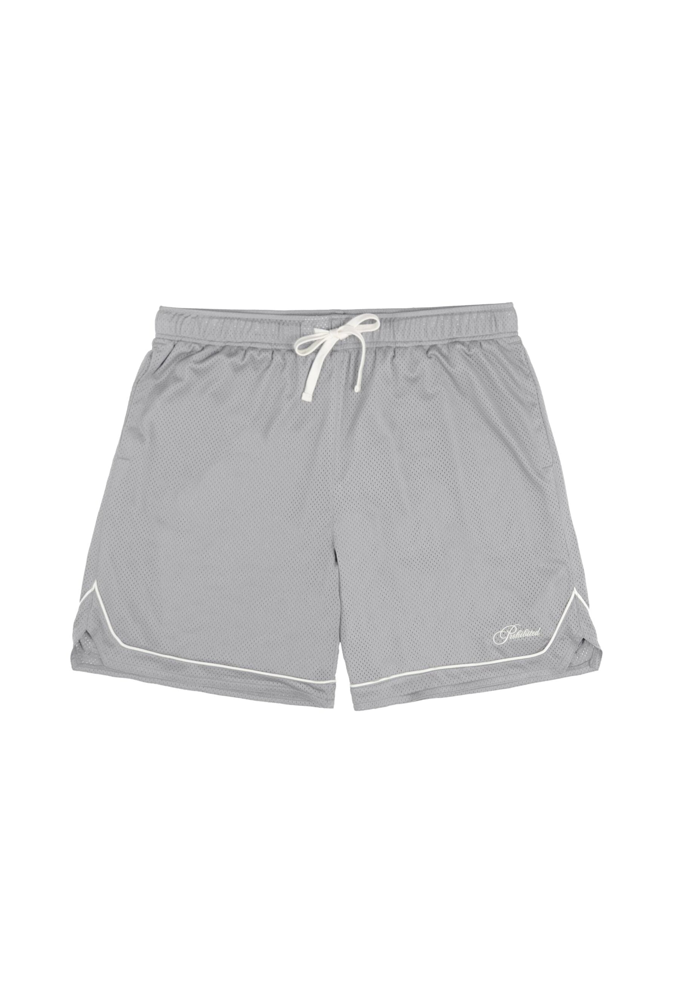 Prohibited Loosefit Broek in Grijs: voorkant