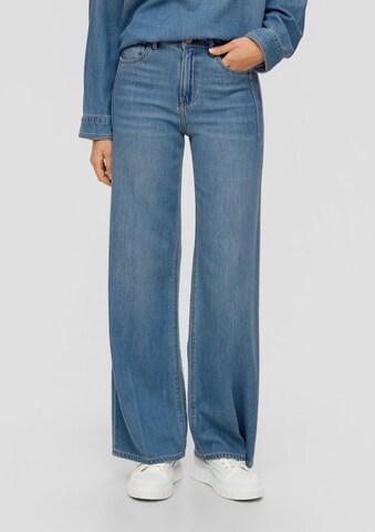 s.Oliver Wide leg Jeans 'Suri' in Blauw: voorkant