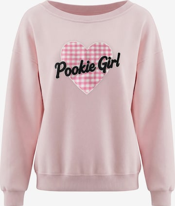 Sweat-shirt MYMO en rose : devant