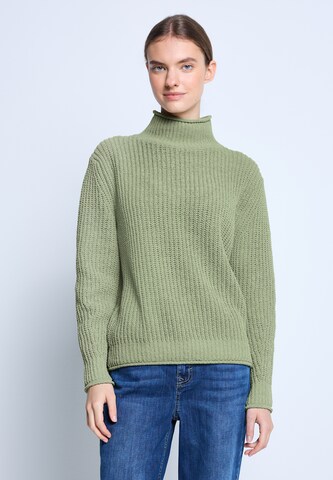 Street One Studio Pullover in Grün: Vorderseite