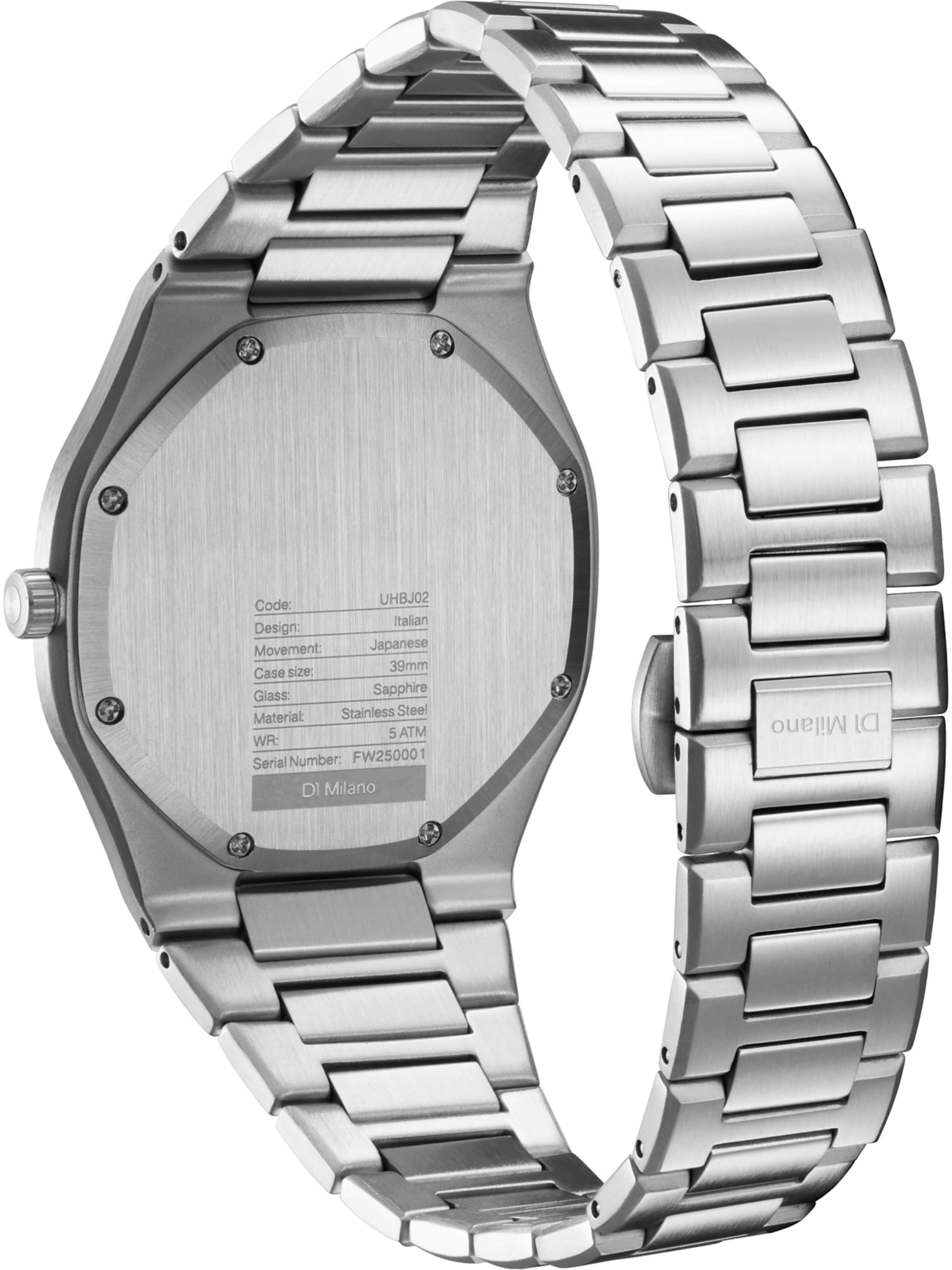D1 Milano Analog Watch in Silver