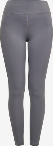 Skinny Pantalon de sport IZIA en gris : devant