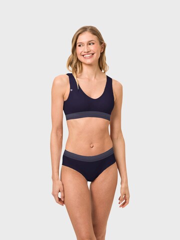 BeeDees Top 'Bustier Comfee Crop Top' in Blau