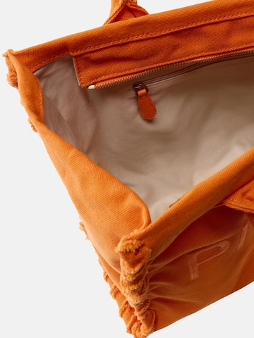 Borsa a mano 'PINKO BEACH SHOPPER CANVAS BORSA' di PINKO in arancione