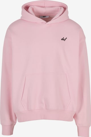 Sweat-shirt 'Visions' DEF en rose : devant