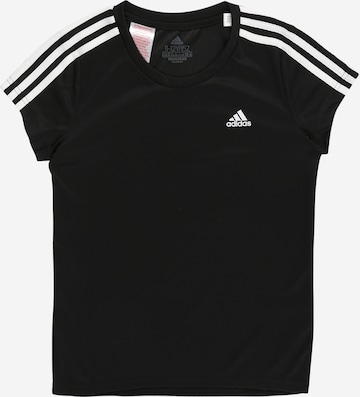 ADIDAS SPORTSWEAR Performance Shirt '3-Stripes' in Black: front