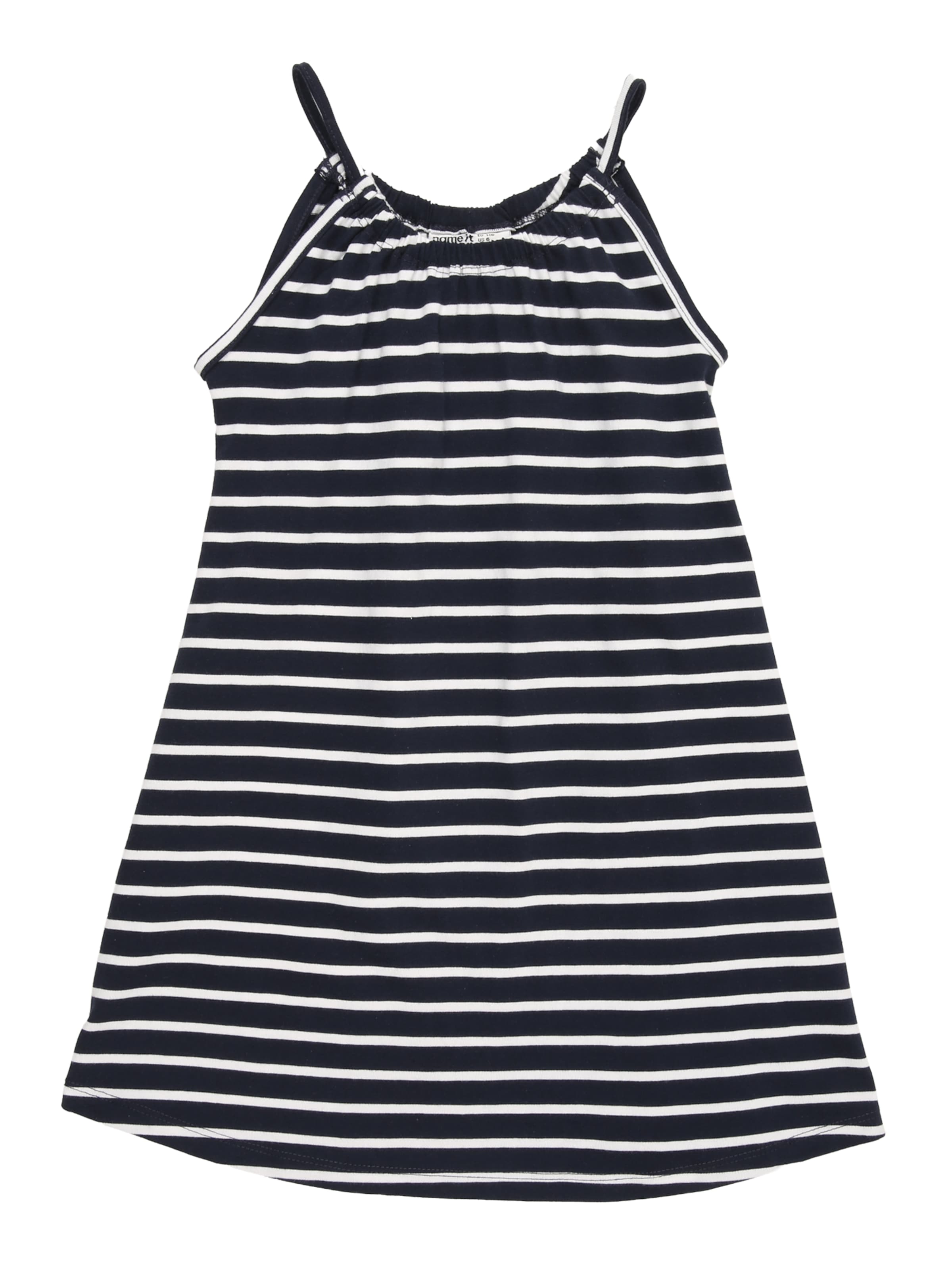 NAME IT Vestido 'NKFJALENA' en 140 en azul noche / blanco, Vista del producto