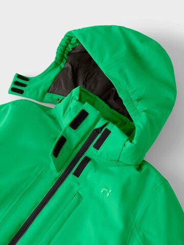 NAME IT Weatherproof jacket 'NKNSLOPE10' in Green