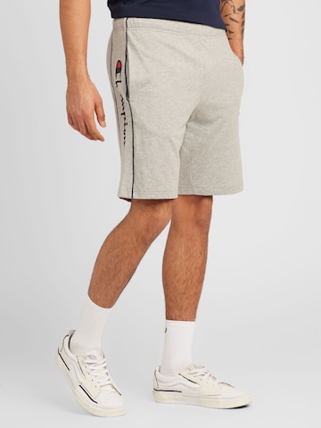 Regular Pantaloni de la Champion Authentic Athletic Apparel pe gri: față