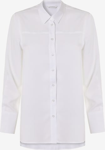 TATUUM Bluza 'PRECJA' | bela barva: sprednja stran