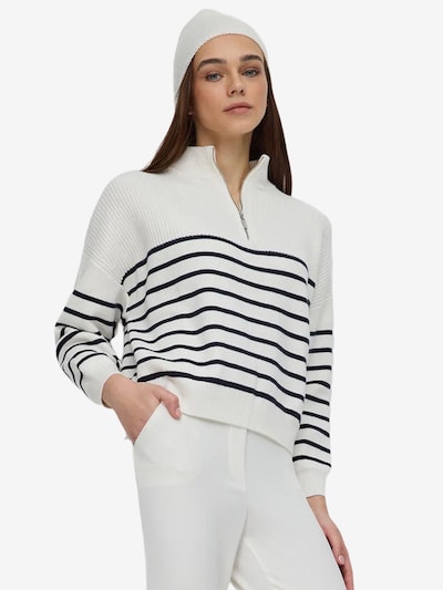 No Matter What Sweater in Marine blue / White, Item view