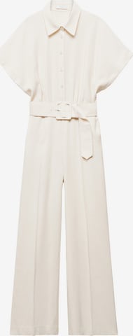 MANGO Jumpsuit 'Nantes' i beige: framsida